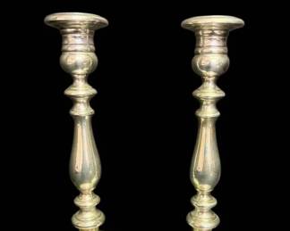 Gorham Sterling Silver Weighted Candlesticks 1386g Total