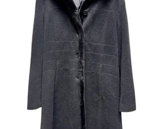 Black Womans Winter Coat By Collection Gallery M