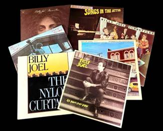 Billy Joel Vinyl Records Piano Man, Glass Houses, Turnstiles,  More