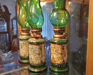 Small oil lamps