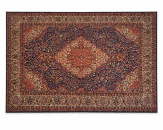 Antique 8x12 Persian Kashan Rug bid #37