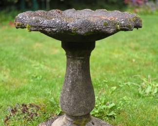 Concrete Bird Bath
