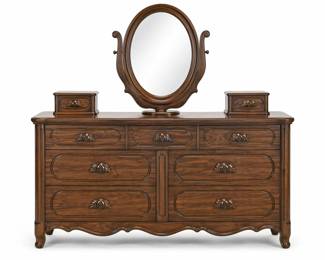 Davis Cabinet Co. 1948 Mirrored Dresser bid #6
