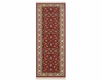 8' Hand-Tied Wool Kashan Runner from Atiyeh Bros. bid #24