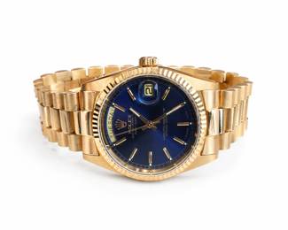 "Fast Tick" Mens Rolex Watch with fresh battery!