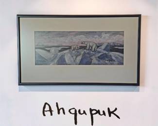 GEORGE AHGUPUK "Caribou Skin" bid #55