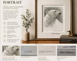 Polar Bear Portrait by ROBERT BATEMAN bid #60