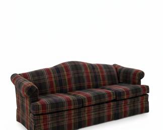 King Hickory Plaid Couch