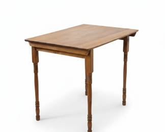 Antique Folding Wood Table