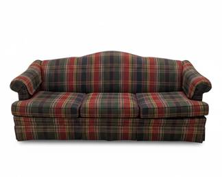King Hickory Plaid Couch