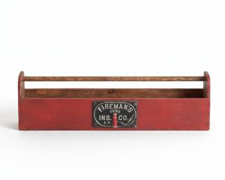 Vintage Handmade Fireman's Toolbox