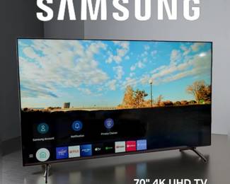 SAMSUNG 70" 4K UHD TV bid #19