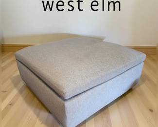 Ottoman, footprint: 43" x 43"