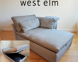 Storage Chaise, footprint: 44" x 68"