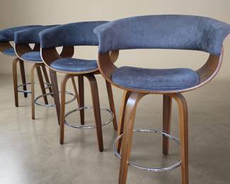 Set of 4 "BEAHM" Counter Stools bid #31