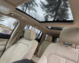 2019 LINCOLN MKT ELITE, 19k MILES, 7 PASSENGER SEATING - A single-owner car, garage kept, with a very low 19,640 miles.
options include: heated front and rear seats, dual sunroofs, adaptive HID headlights, power liftgate,
EQUIPMENT GROUP 201A: MKT Elite Equipment Group, Adaptive Cruise Control, Power Fold 3rd Row Seat, Blind Spot Information System, All Weather Floor Mats, Heated Steering Wheel, Navigation System, THX II Audio System.
Plus: White Platinum Metallic Tri-Coat ($595.00); 20" Polished Aluminum Wheels, Lane Keep Assist; Tow Package ($595.00)
Original sticker price $54,785;