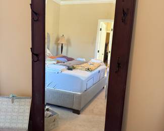 	#26	Large Vintage Mirror With Hooks	 $100.00 				