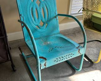 	#50	Vintage Metal Bouncy Chair	 $40.00 				