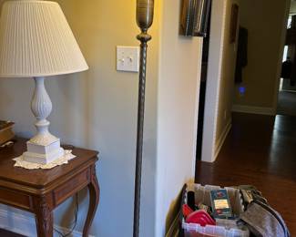 	#60	Antique Floor lamp 	 $80.00 				
