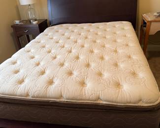 	#40	Queen Bed Frame With Posture Phase Mattress And Box Spring	$150.00 				