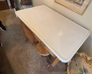 	#41	Antique Hoosier Cabinet With Stool 40"x25"x30"	SOLD			