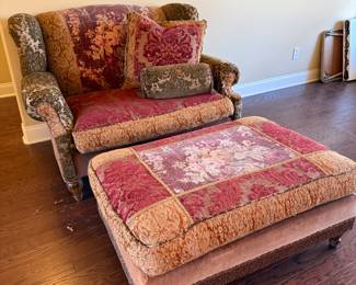	#5	Oversized Chair and Ottoman "as is"	 $80.00 				