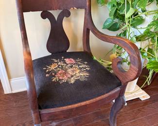 	#2	Antique Tapestry Chair	 $45.00 				