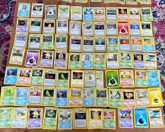 137 Pokemon cards some repeats