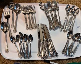 73 Pieces Lenox "Alcott" flatware.