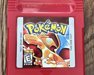 Nintendo Game Boy cartridge Pokemon Red Version