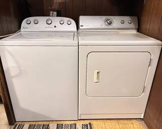 Whirlpool washer, Maytag dryer
