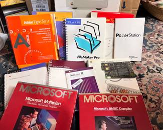 Vintage computer software manuals