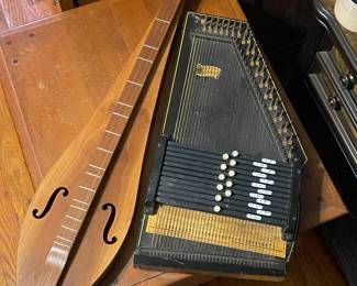 Appalachian Dulcimer and a Vintage Oscar Schmidt’s Autoharp