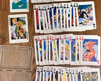 Vintage Dragon Ball Z Cards with case. Set complete.