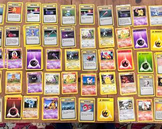 143 Pokemon cards some repeats 