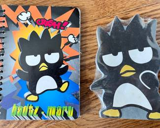 Badtz Maru Sanrio notebook and pad