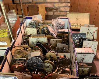 Clock parts and faces