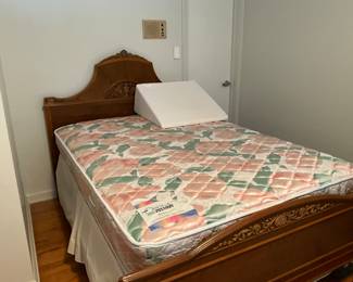 Nice bed and unstained mattress