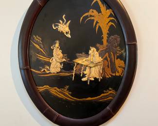 Gorgeous Asian picture, with celluloid figures