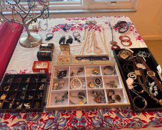 costume jewelry, some sterling