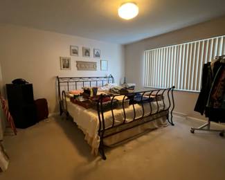 Nice king size bed and mattress