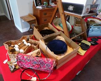 Vintage Purses and Ladies Hats