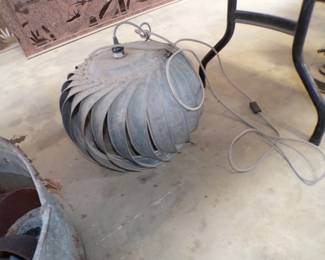 Galvanized Turbine Light