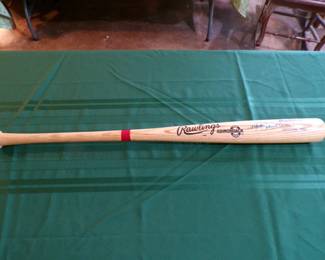 Baseball Bat Signed by Mike Schmidt