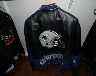 Back of Dallas Cowboys Jacket