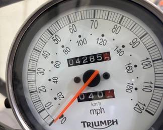Triumph Motorcycle Mileage