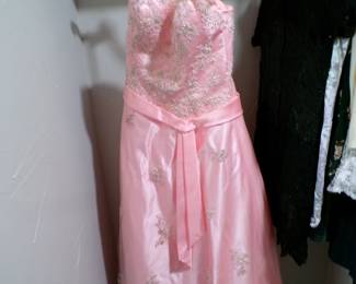 Long Strapless Beaded Formal/Evening Gown Size 12 - Much More Beautiful in Person!