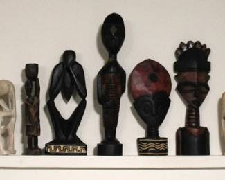 Hand Carved Tribal Masks from Ghana