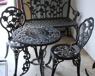 Wrought Iron Bistro Table