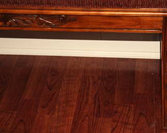 Bench W/ Wood Accents